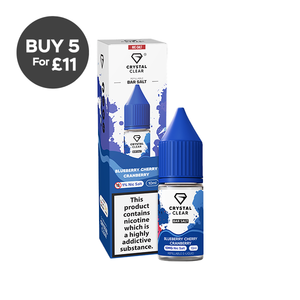 20mg Crystal Clear Bar Salt 10ml (50VG/50PG) Vaping Products