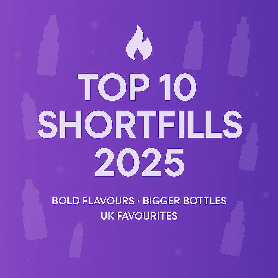 Voxx Boxx Top 10 Shortfills 2025 promotional graphic with purple gradient and white text.