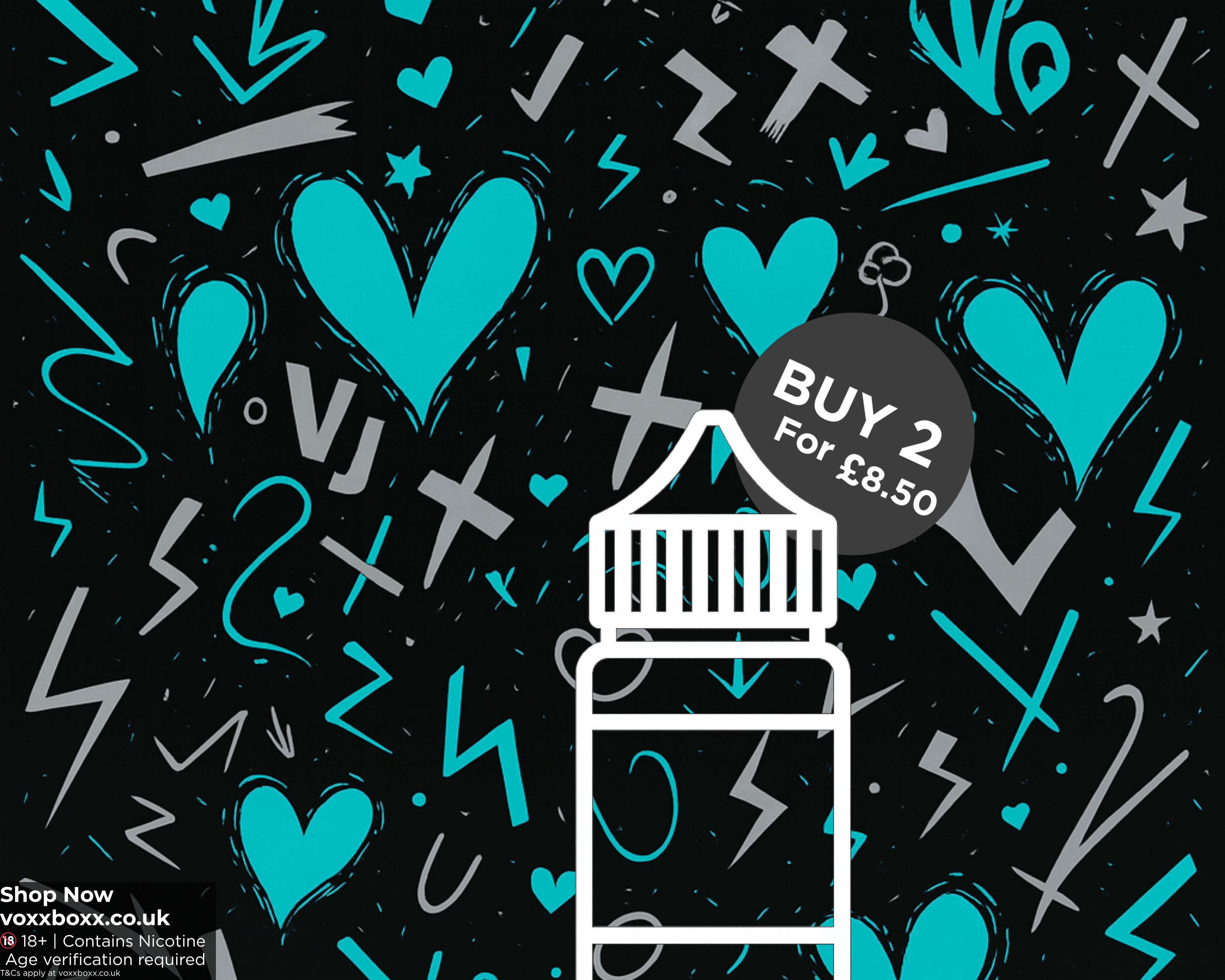 2 for £8.50 Shortfill Vape E-Liquids – Budget-Friendly E-Liquid Deal from Voxx Boxx | 18+ Contains Nicotine