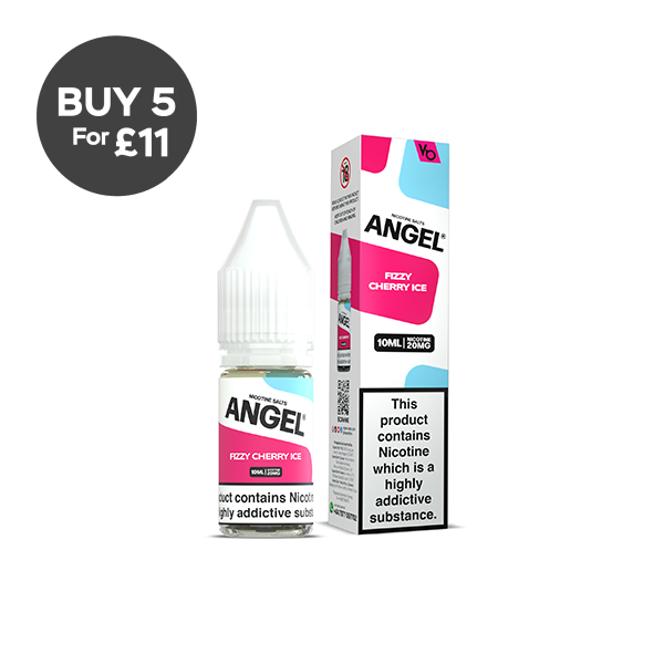 10mg Angel by Vapes Bar Nic Salt 10ml (50VG/50PG) Fizzy Cherry Ice Vaping Products