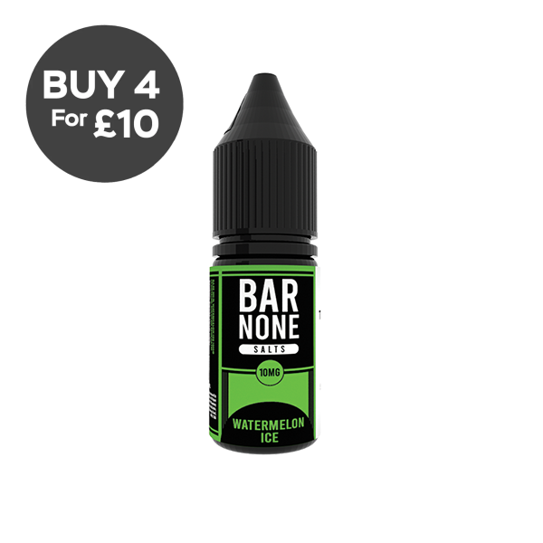 10mg BAR NONE Nic Salts 2x10ml (50VG/50PG) Vaping Products