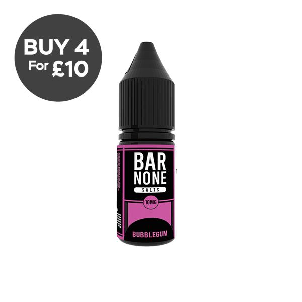 10mg BAR NONE Nic Salts 2x10ml (50VG/50PG) Vaping Products