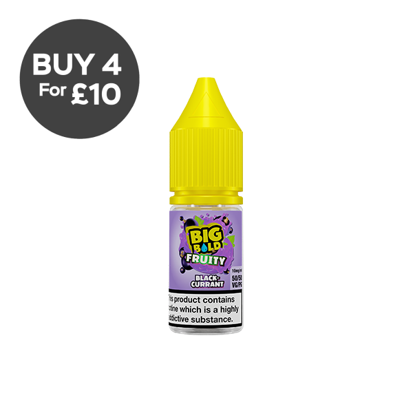 10mg Big Bold Nic Salt 10ml (50VG/50PG) Blackcurrant Vaping Products