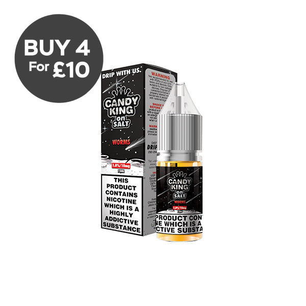 10mg Candy King Salts By Drip More 10ml Nic Salts (50VG/50PG) Vaping Products