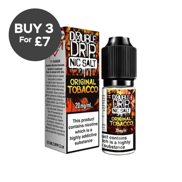 10MG Double Drip 10ML Flavoured Nic Salts E Liquid Vaping Products