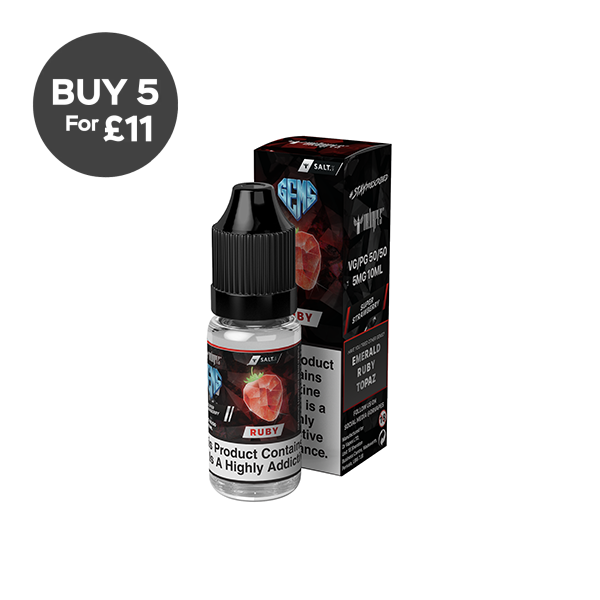 10mg Dr Vapes Gems 10ml Nic Salt (50VG/50PG) Ruby Vaping Products