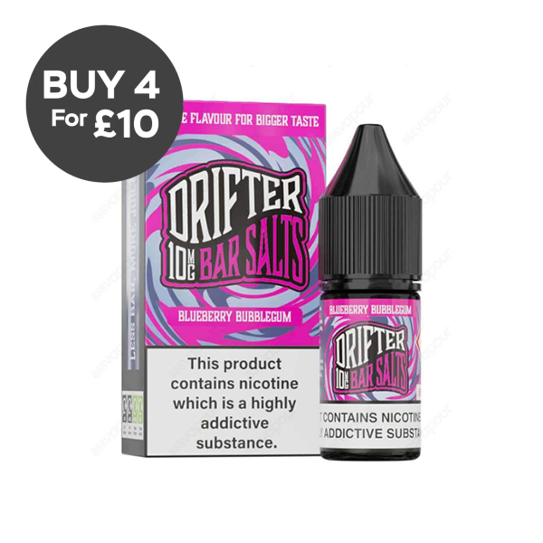 10mg Drifter Bar Salts 10ml (50VG/50PG) Vaping Products