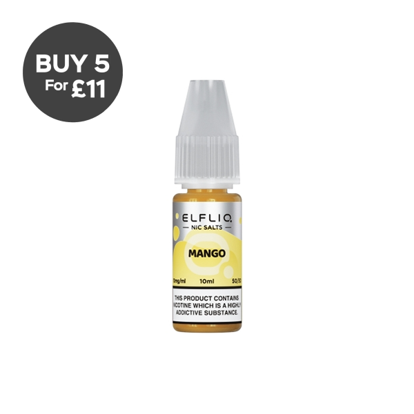 10mg ELFLIQ By Elf Bar 10ml Nic Salt (50VG/50PG) Vaping Products