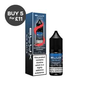 10mg Elux Legend 10ml Nic Salts (50VG/50PG) Blueberry Cherry Cranberry Vaping Products