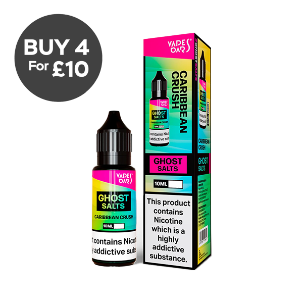 10mg Ghost Salts By Vapes Bars Nic Salts 10ml (50VG/50PG) Vaping Products
