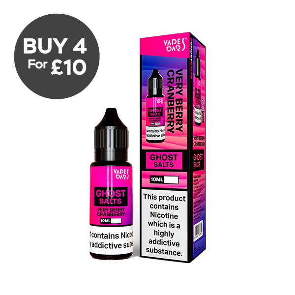 10mg Ghost Salts By Vapes Bars Nic Salts 10ml (50VG/50PG) Vaping Products