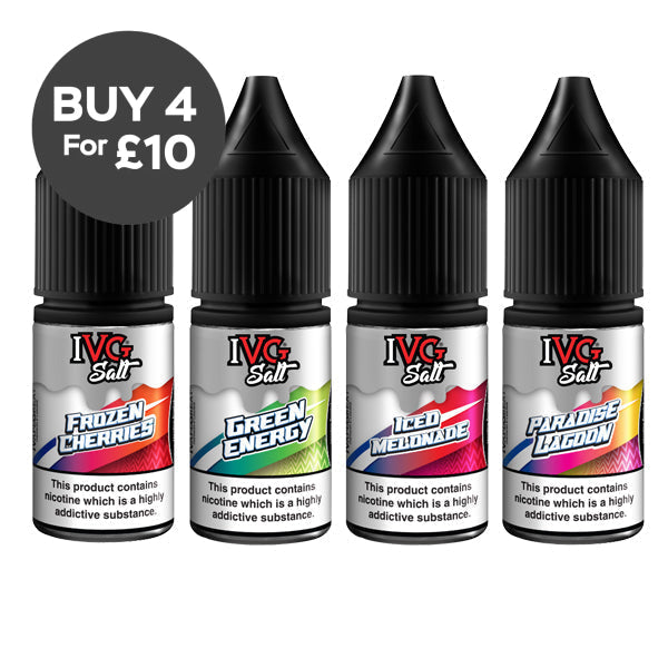 10mg I VG Crushed Range 10ml Nic Salt (50VG/50PG) Vaping Products
