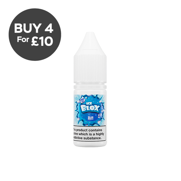 10mg Ice Blox 10ml Nic Salt (50VG / 50PG) Blue Razz Vaping Products