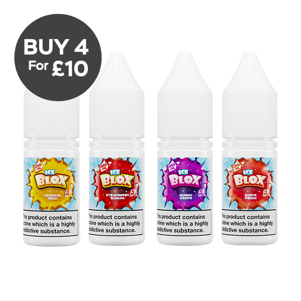 10mg Ice Blox 10ml Nic Salt (50VG / 50PG) Vaping Products