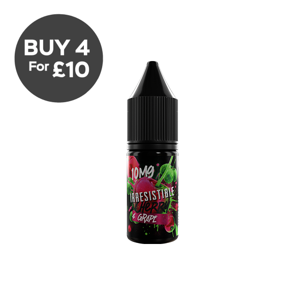 10mg Irresistible 10ml Nic Salt (50VG/50PG) Vaping Products