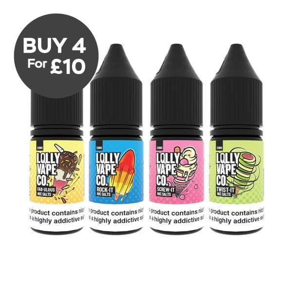 10mg Lolly Vape Co 10ml Nic Salts (50VG/50PG) Vaping Products