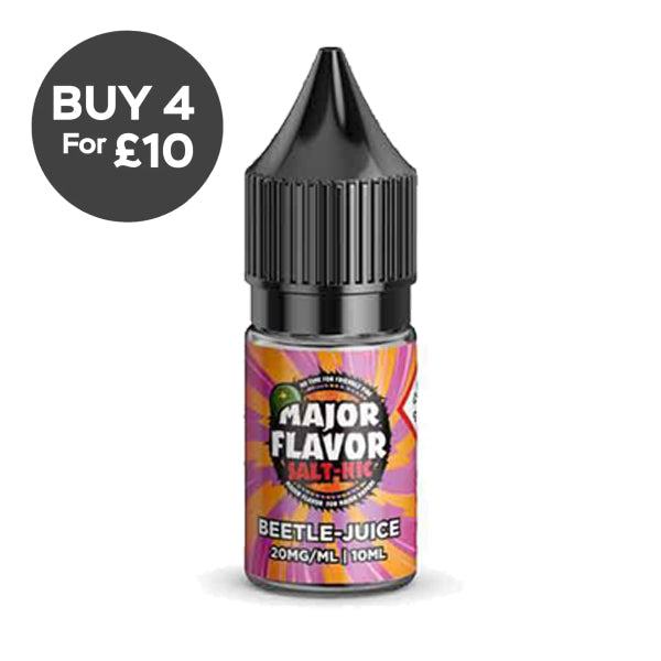 10mg Major Flavor Nic Salts 10ml (60VG/40PG) Vaping Products