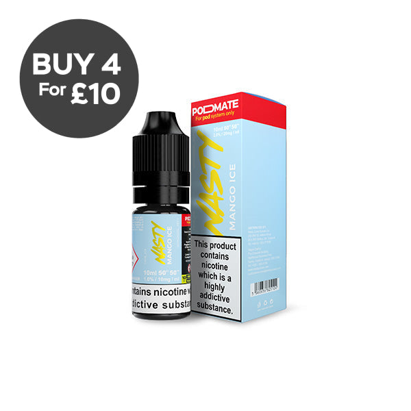 10mg Nasty Pod Mate 10ml Nic Salts (50VG/50PG) Vaping Products