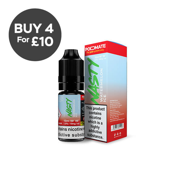 10mg Nasty Pod Mate 10ml Nic Salts (50VG/50PG) Vaping Products