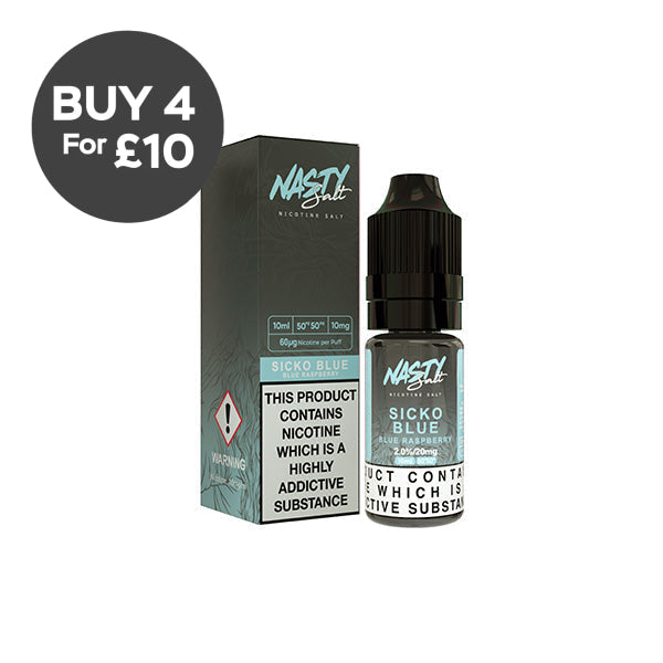 10mg Nasty Salts 10ml Nic Salts (50VG/50PG) Vaping Products