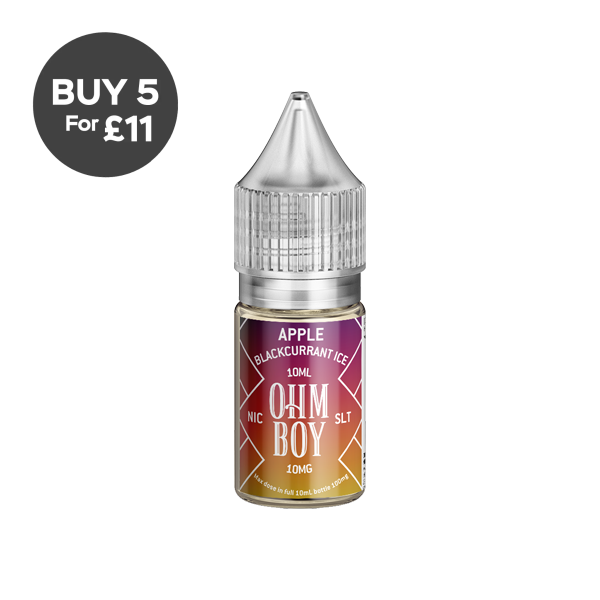 10mg Ohm Boy SLT 10ml Nic Salt (50VG/50PG) Vaping Products