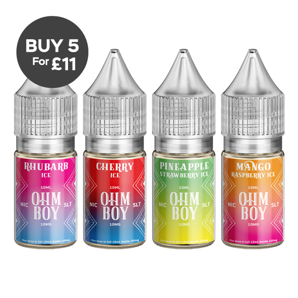 10mg Ohm Boy SLT 10ml Nic Salt (50VG/50PG) Vaping Products