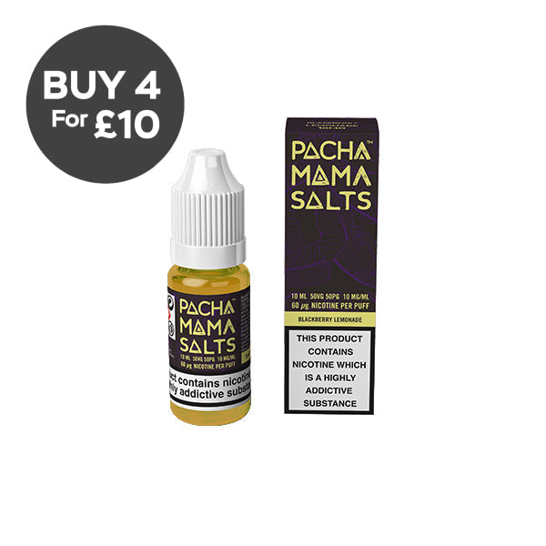 10mg Pacha Mama By Charlie’s Chalk Dust Salts 10ml Nic Salt (50VG/50PG) Blackberry Lemonade Vaping Products