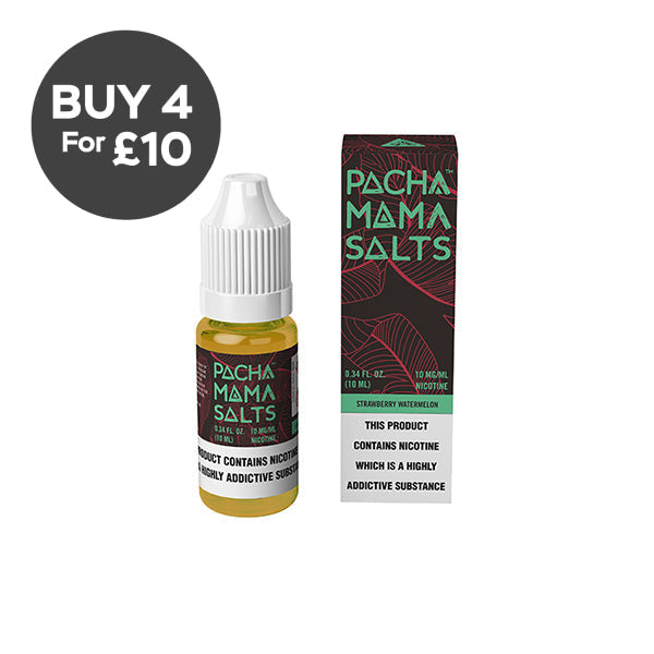 10mg Pacha Mama By Charlie’s Chalk Dust Salts 10ml Nic Salt (50VG/50PG) Strawberry Watermelon Vaping Products