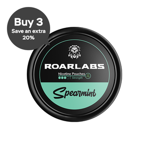 10Mg Roar Labs Spearmint Nicotine Pouch - 20 Pouches Smoking Products