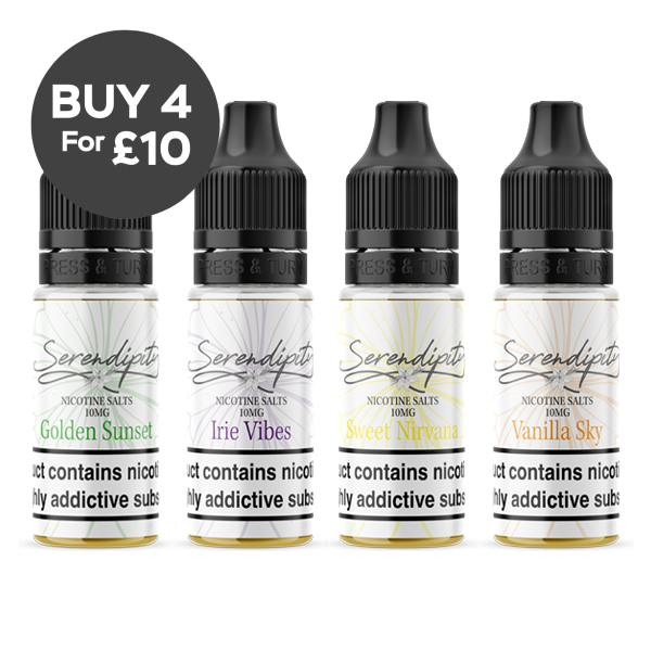 10mg Serendipity By Wick Liquor 10ml Nic Salts (50VG/50PG) Vaping Products