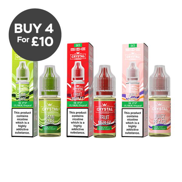 10mg SKE Crystal Original 10ml Nic Salts (50VG/50PG) Vaping Products