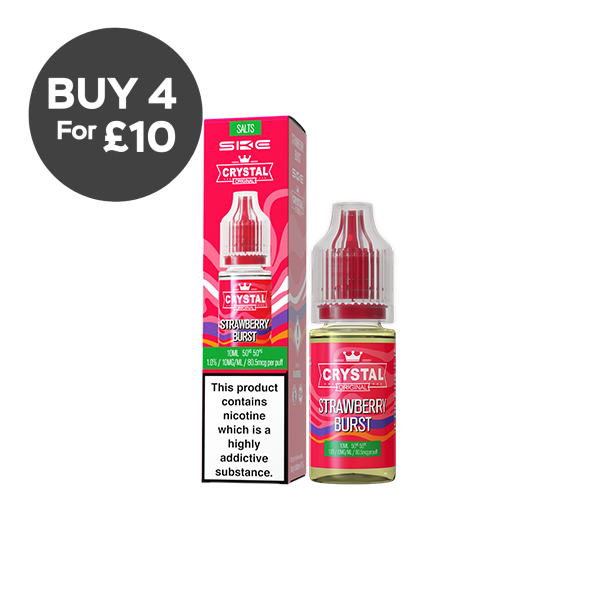 10mg SKE Crystal Original 10ml Nic Salts (50VG/50PG) Vaping Products