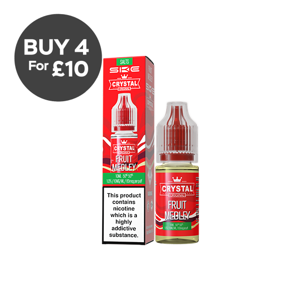 10mg SKE Crystal Original 10ml Nic Salts (50VG/50PG) Vaping Products