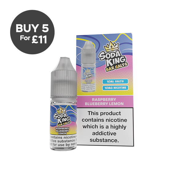 10mg Soda King Bar SALTS 10ml - (50VG/50PG) Vaping Products