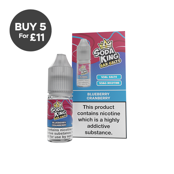 10mg Soda King Bar SALTS 10ml - (50VG/50PG) Vaping Products