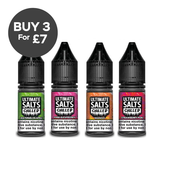 10MG Ultimate Puff Salts Chilled 10ML Flavoured Nic Salts (50VG/50PG) Vaping Products