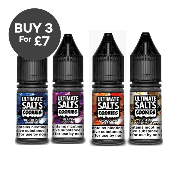 10mg Ultimate Puff Salts Cookies 10ML Nic Salts (50VG/50PG) Blueberry Parfait Vaping Products