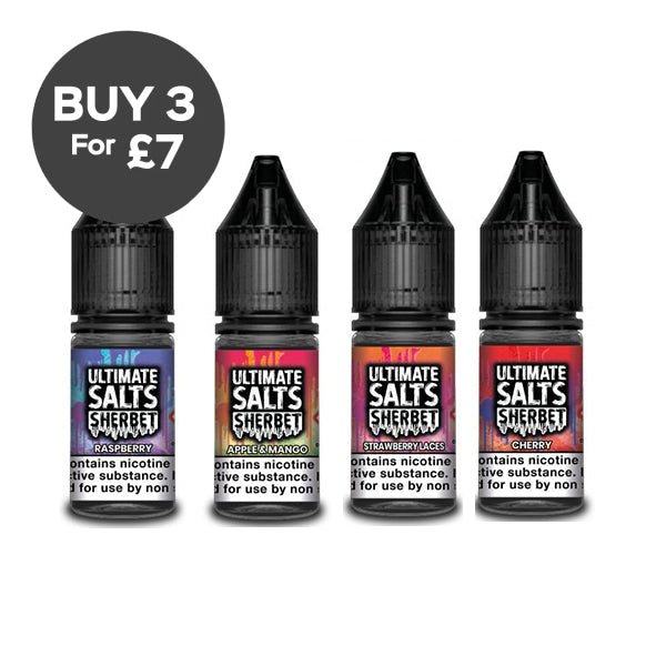 10MG Ultimate Puff Salts Sherbet 10ML Flavoured Nic Salts (50VG/50PG) Vaping Products