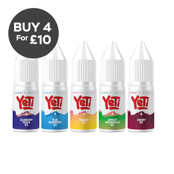 10mg Yeti Summit Series 10ml Nic Salts (50VG/50PG) Vaping Products