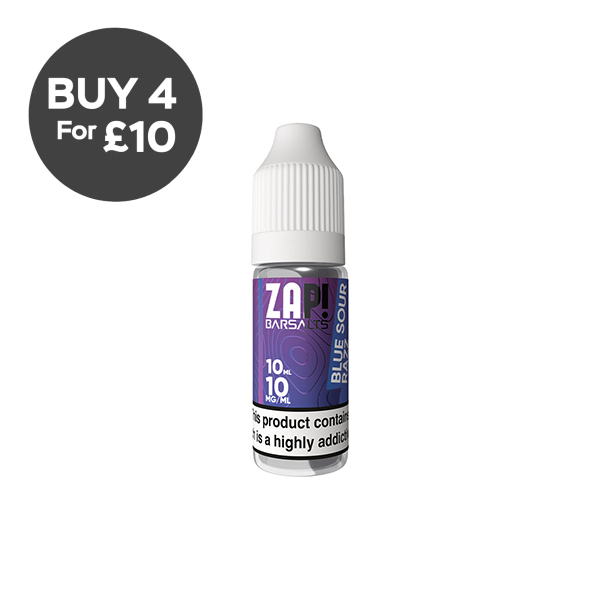 10mg ZAP! Bar Salts Nic Salt 10ml (50VG/50PG) Vaping Products
