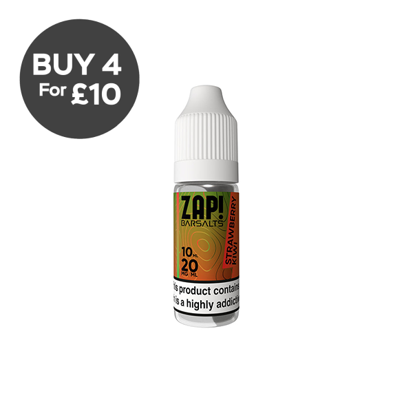 10mg ZAP! Bar Salts Nic Salt 10ml (50VG/50PG) Vaping Products