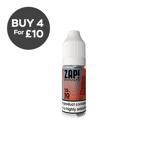 10mg ZAP! Bar Salts Nic Salt 10ml (50VG/50PG) Vaping Products