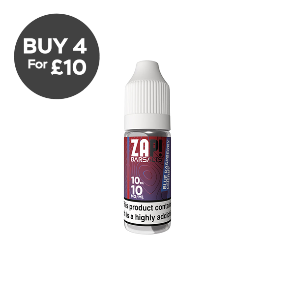 10mg ZAP! Bar Salts Nic Salt 10ml (50VG/50PG) Vaping Products