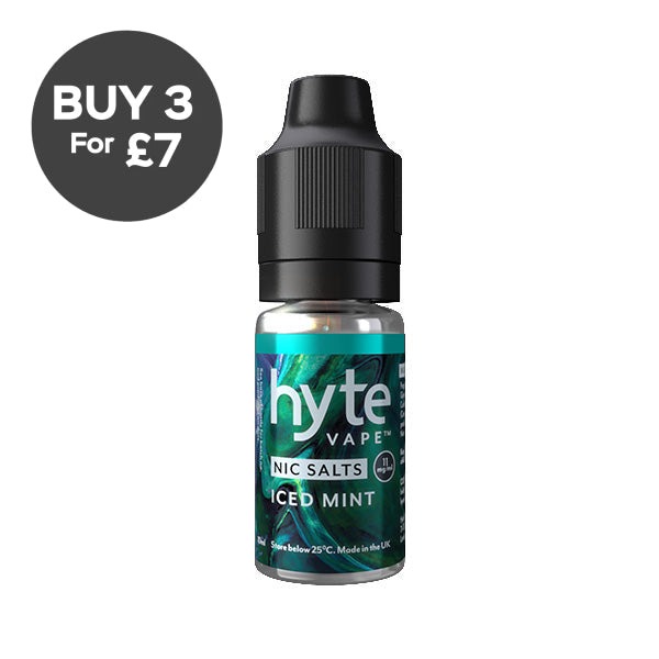 11mg Hyte Vape 10ml Nic Salts (50VG/50PG) Iced Mint Vaping Products