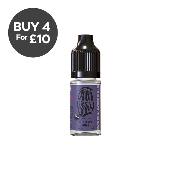 12mg Ohm Brew Balanced Blend 10ml Nic Salts (50VG/50PG) Vaping Products