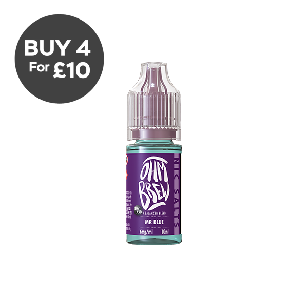 12mg Ohm Brew Balanced Blend 10ml Nic Salts (50VG/50PG) Vaping Products