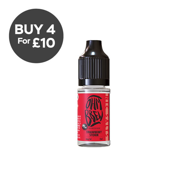 18mg Ohm Brew Balanced Blend 10ml Nic Salts (50VG/50PG) Vaping Products