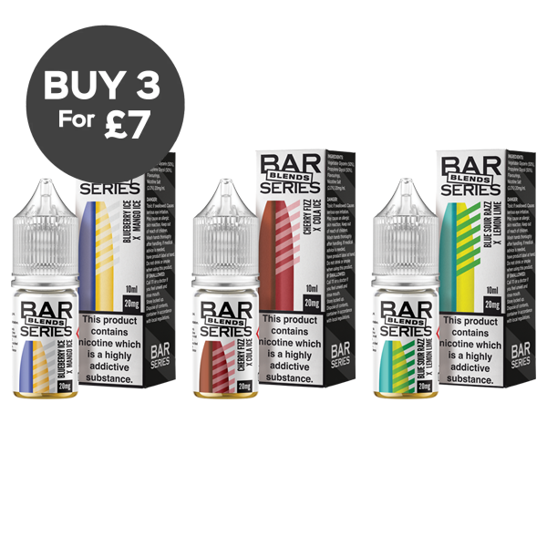 20mg Bar Series Blends 10ml Nic Salts (50VG/50PG) Vaping Products