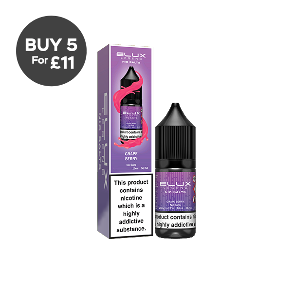 20mg Elux Legend 10ml Nic Salts (50VG/50PG) Vaping Products