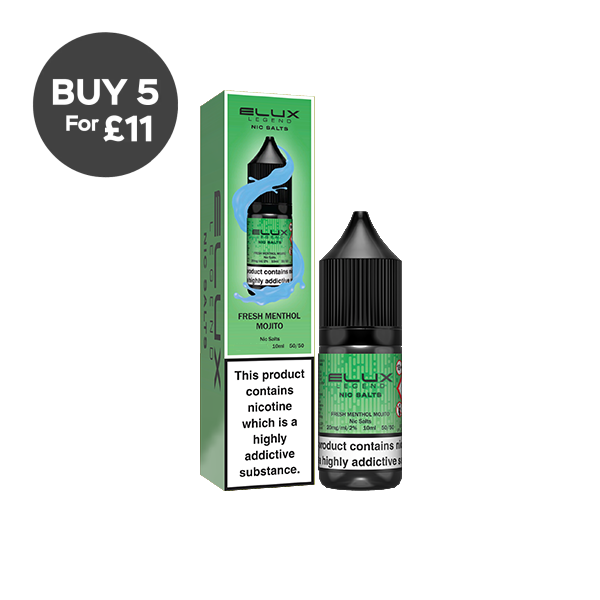 20mg Elux Legend 10ml Nic Salts (50VG/50PG) Vaping Products